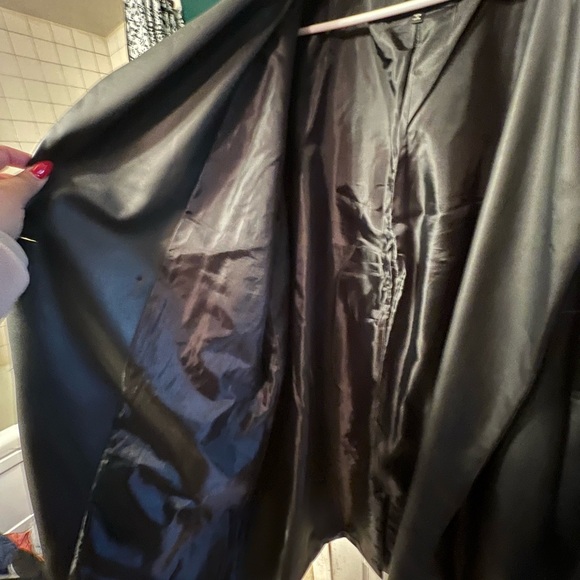 Fashion Nova Elegant Black Trench Coat - Picture 3 of 4